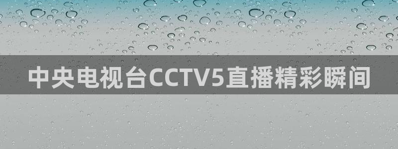 51视频在线直播nba：中央电视台CCTV5直播精彩瞬间